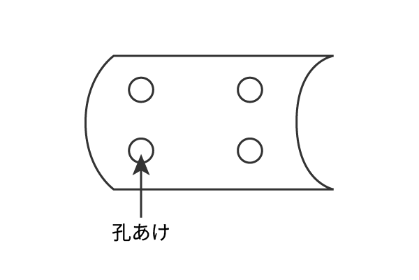 孔あけ