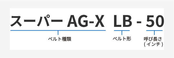 スーパーAG-X製品コード